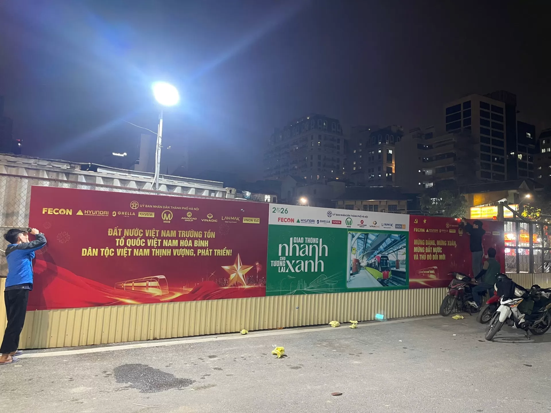 Biển Quảng Cáo Hàng Rào Dự Án Xây Dựng – Hoàng Dương Thi Công