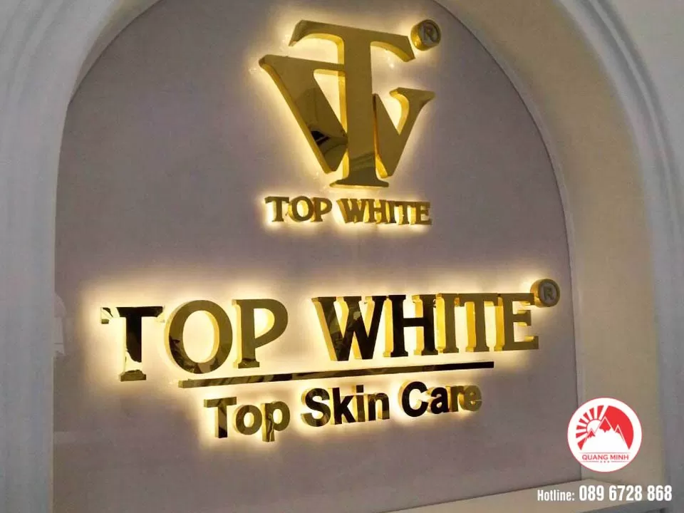 Biển Alu chữ nổi 4