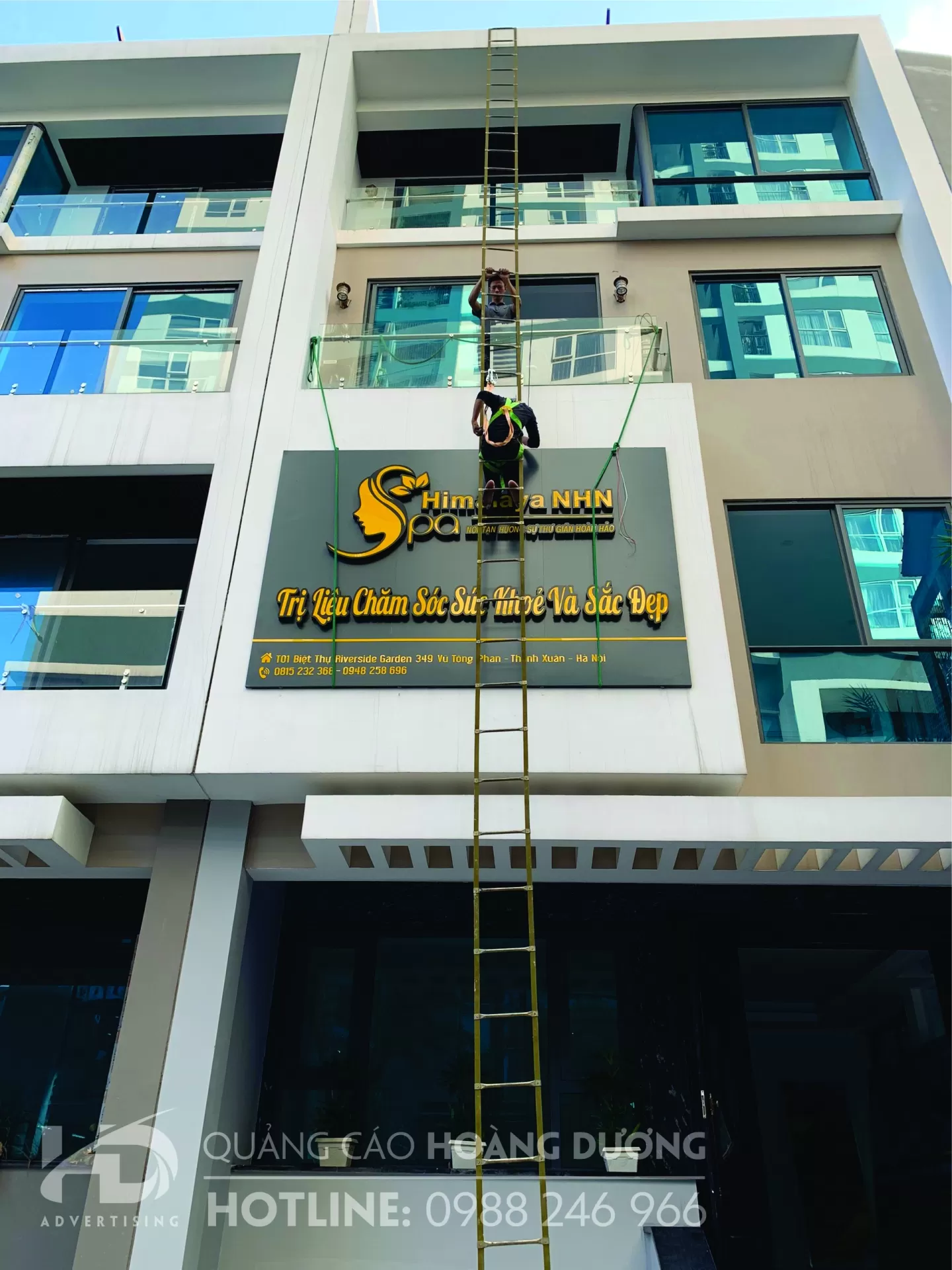 Biển Quảng Cáo Alu Chữ Nổi Mica