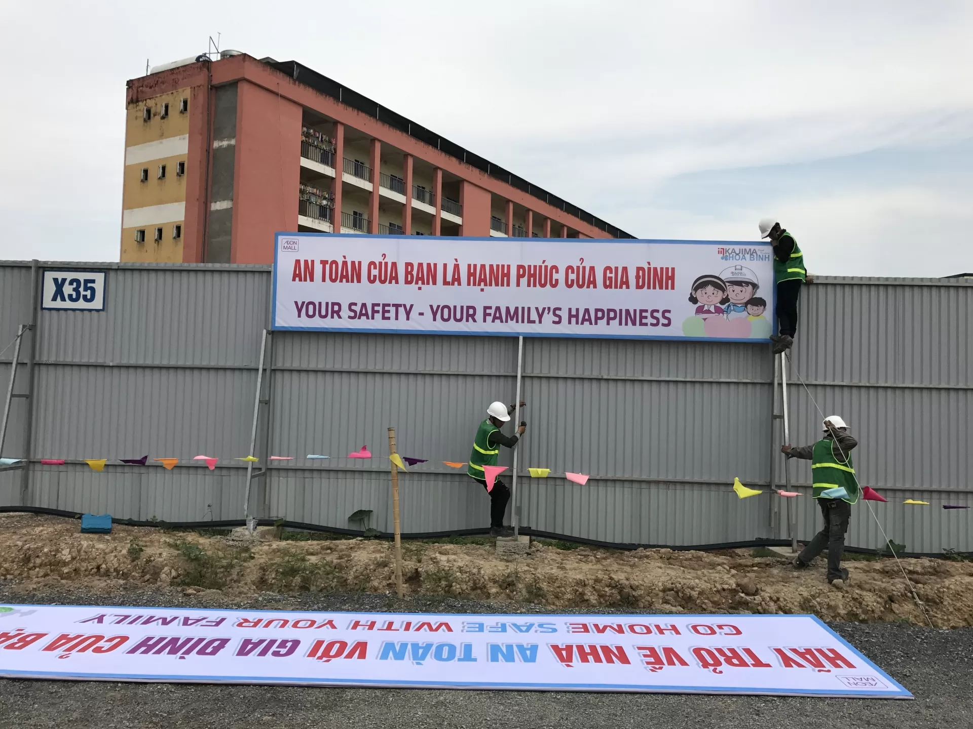 Biển Quảng Cáo Hàng Rào Dự Án Xây Dựng – Hoàng Dương Thi Công