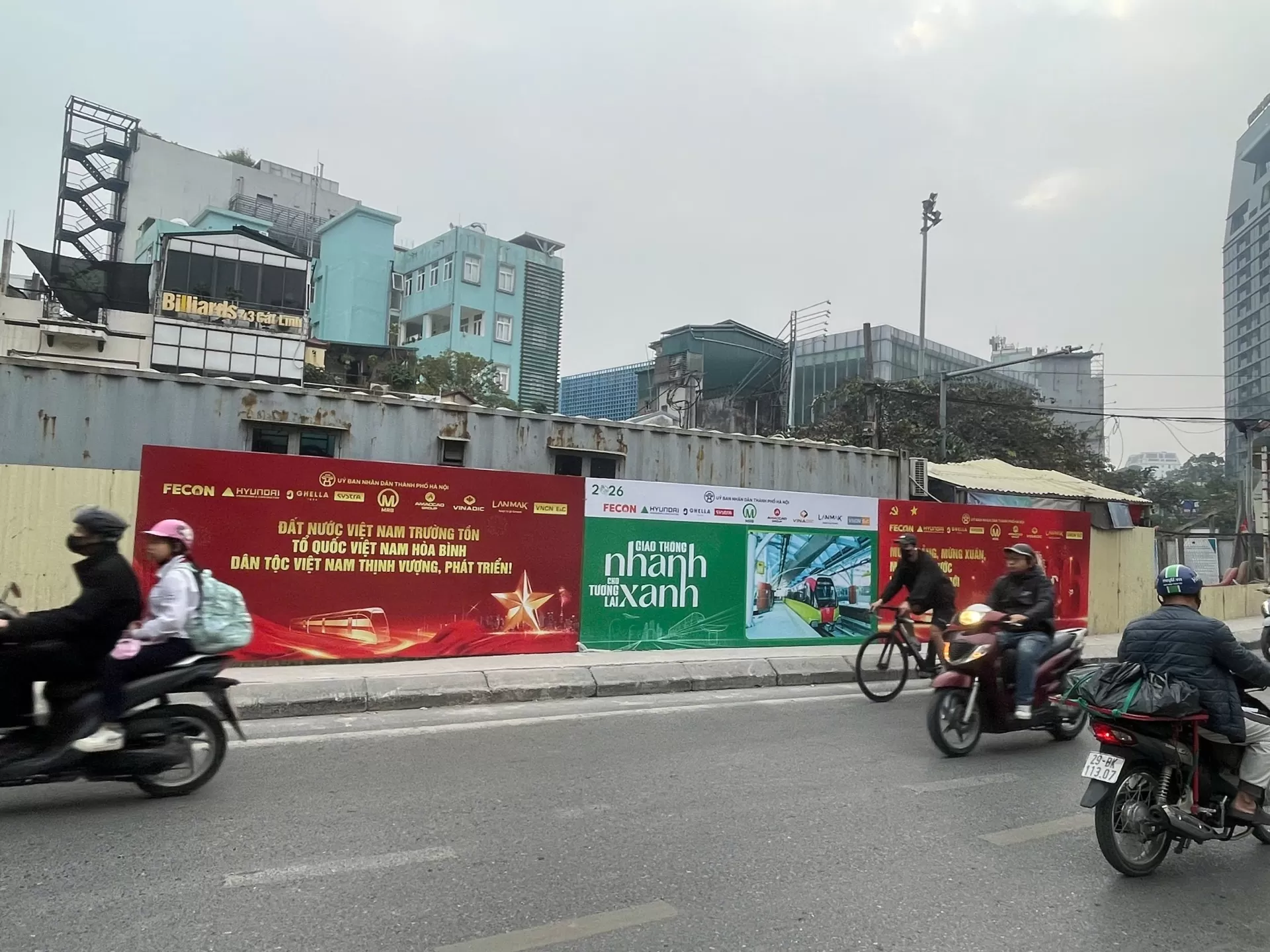 Biển Quảng Cáo Hàng Rào Dự Án Xây Dựng – Hoàng Dương Thi Công